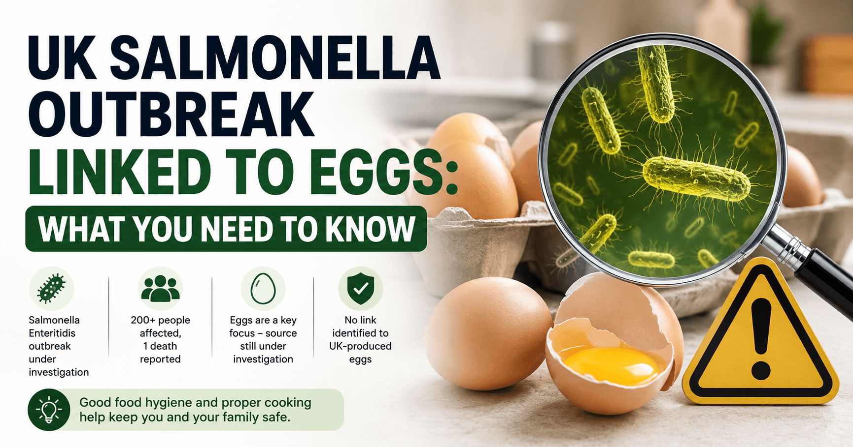 UK Salmonella Outbreak Linked to Eggs: What You Need to Know