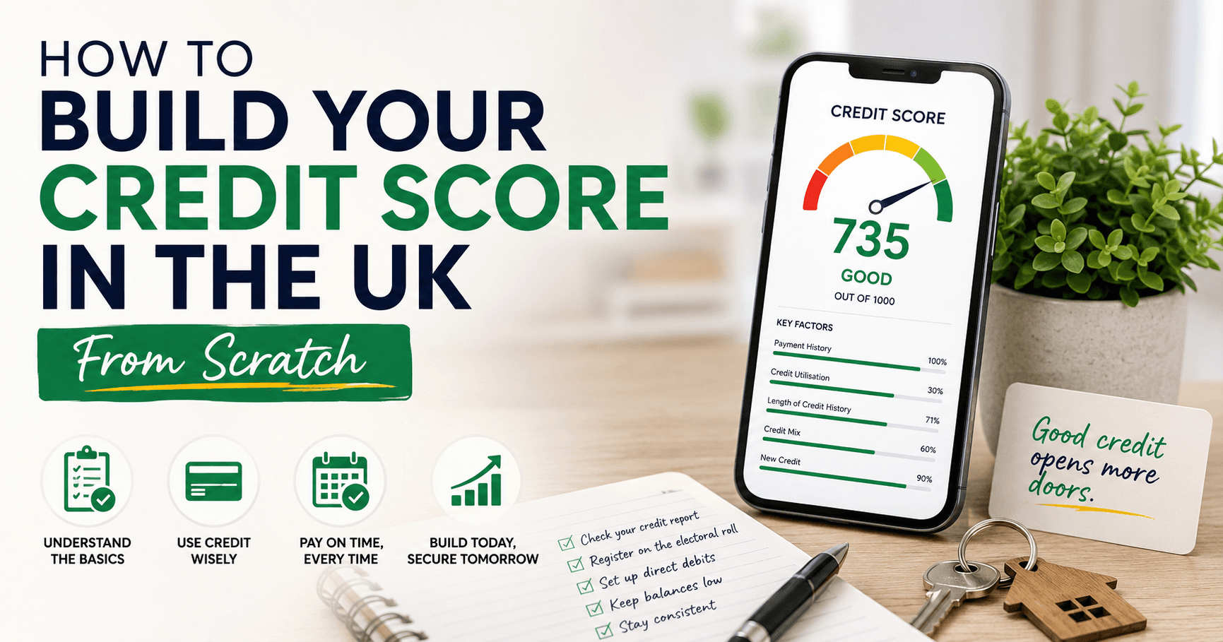 How to Build Your Credit Score in the UK From Scratch