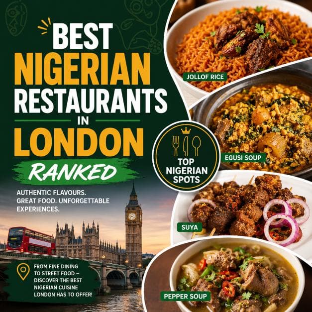 Best Nigerian Restaurants in London (Ranked 2026 Guide)